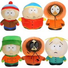 6 Styles 18-20CM South Park Cartoon Anime Plush Toy Doll