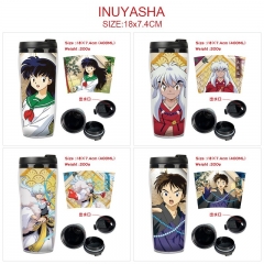 6 Styles Inuyasha Cartoon Plastic Anime Water Cup