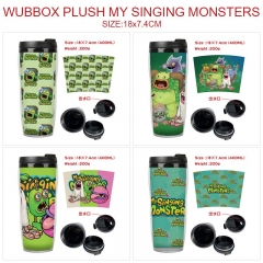 4 Styles My Singing Monsters Cartoon Plastic Anime Water Cup