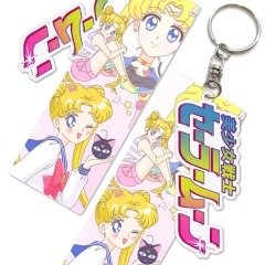 Pretty Soldier Sailor Moon Animation Double-sided Anime Keychain