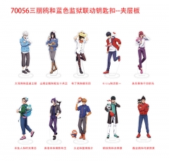 15CM 10 Styles Sanrio Kuromi Cinnamoroll And Blue Lock Cartoon Acrylic Anime Standing Plates