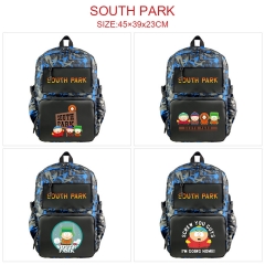 7 Styles South Park Cartoon Pattern Anime Backpack Bag With USB Charging Cable