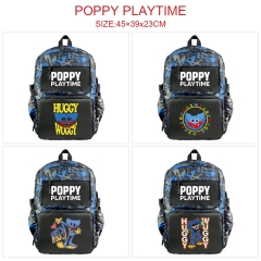 7 Styles Poppy Playtime Cartoon Pattern Anime Backpack Bag With USB Charging Cable
