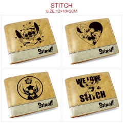 8 Styles Lilo & Stitch Coin Purse Folding Anime Short Wallet