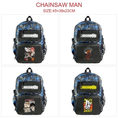7 Styles Chainsaw Man Cartoon Pattern Anime Backpack Bag With USB Charging Cable