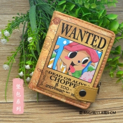 One Piece WANTED Chopper Purse Anime Wallet