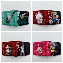 5 Styles One Piece Purse Short Anime Wallet
