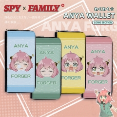 4 Styles SPY X FAMILY Anya Cartoon Purse Anime Long Wallet
