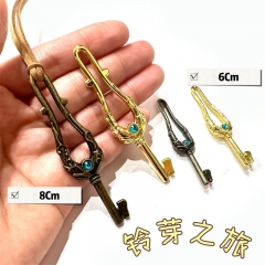 2 Styles 2 Sizes Suzume Cosplay Cool Pendant Anime Keychain