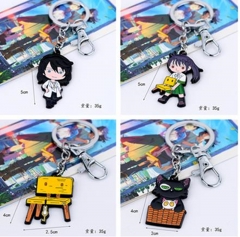 5 Styles Suzume Cute Pendant Design Japanese Anime Keychain