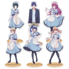 6 Styles Goddess Cafe Terrace Anime Acrylic Standing Plates