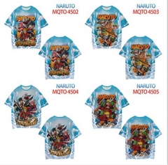 5 Styles Naruto Cartoon Pattern Anime T Shirts