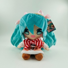 28CM Hatsune Miku Cartoon Anime Plush Toy Doll