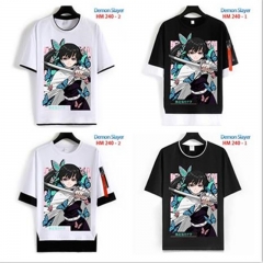 36 Styles 2 Colors Demon Slayer: Kimetsu no Yaiba Cartoon Pattern Anime T Shirts
