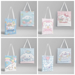 20 Styles Cinnamoroll Melody Kuromi Kitty Pochacco Handbag Zipper Anime Canvas Bag