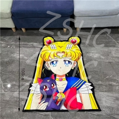 100cm Pretty Soldier Sailor Moon Cartoon Pattern Anime Carpet