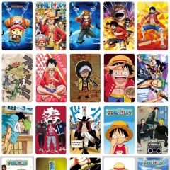 125PCS/SET One Piece Cartoon Can Change Pattern Lenticular Flip Anime 3D Motion Card Stickers