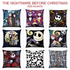 9 Styles 45*45CM The Nightmare Before Christmas Cartoon Pattern Anime Pillow