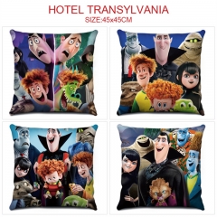 5 Styles 45*45CM Hotel Transylvania Cartoon Pattern Anime Pillow
