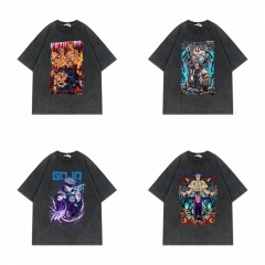 5 Styles Jujutsu Kaisen Cartoon Pattern Anime T Shirt