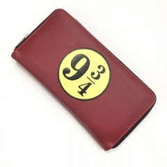 10.5*20CM Harry Potter Movie Cosplay PU Purse Anime Long Wallet