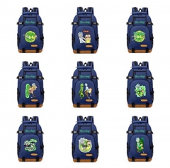 28 Styles Rick and Morty Cartoon Anime Canvas Backpack Bag
