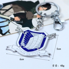 2 Styles Attack on Titan/Shingeki No Kyojin Cute Pendant Design Japanese Anime Keychain