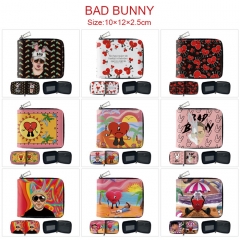 9 Styles Bad Bunny Cartoon Zipper Purse Anime Short Wallet