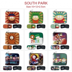 9 Styles South Park Cartoon Zipper Purse Anime Short Wallet
