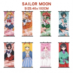 11 Styles 40*102CM Pretty Soldier Sailor Moon Wall Scroll Cartoon Pattern Decoration Anime Wallscroll
