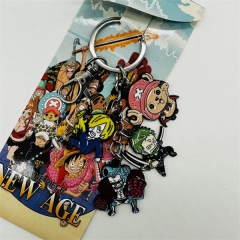 2 Styles One Piece Cartoon Cute Anime Keychain