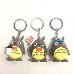 3 Styles My Neighbor Totoro Cartoon Cute Anime Figure Keychain