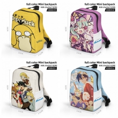 4 Styles Pokemon Cartoon Anime Backpack Bag