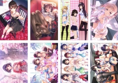 2 Styles 8PCS/SET 42*29CM Saekano: How to Raise a Boring Girlfriend Cartoon Anime Paper Poster