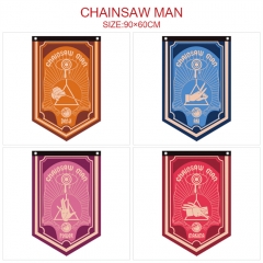 4 Styles 90x60CM Chainsaw Man Hot Sale Flag Anime Decoration Flag