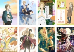 2 Styles 8pcs/set 42*29CM Natsume Yuujinchou Cartoon Cosplay Decoration Anime Paper Poster
