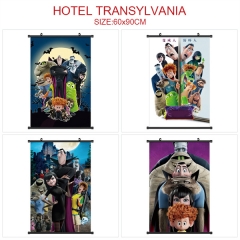 4 Styles 60*90CM Hotel Transylvania Scroll Cartoon Pattern Decoration Anime Wallscroll