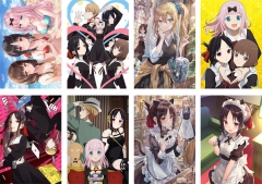 8PCS/SET 42*29CM Kaguya-sama: Love is War Cartoon Anime Paper Poster