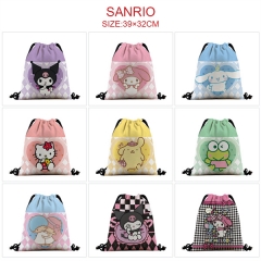 14 Styles Sanrio Kuromi Cinnamoroll Cosplay Cartoon Anime Drawstring Bags