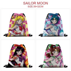6 Styles Pretty Soldier Sailor Moon Cosplay Cartoon Anime Drawstring Bags