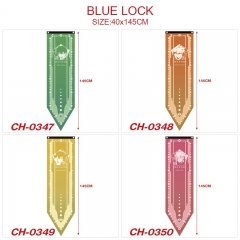 40*145CM 4 Styles Blue Lock Decoration Anime Flag