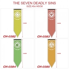 40*145CM 7 Styles The Seven Deadly Sins Decoration Anime Flag