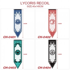 40*145CM 6 Styles Lycoris Recoil Decoration Anime Flag