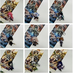 15 Styles Genshin Impact Cartoon Pendant Cute Acrylic Anime Keychain