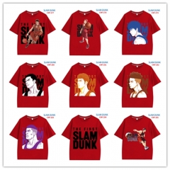 13 Styles Slam Dunk Cartoon Pattern Short Sleeve Anime T Shirts