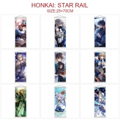 9 Styles 25*70CM Honkai: Star Rail Scroll Cartoon Pattern Decoration Anime Wallscroll