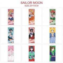 25*70CM 11 Styles Pretty Soldier Sailor Moon Scroll Cartoon Pattern Decoration Anime Wallscroll
