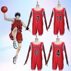 5 Styles Slam Dunk Cartoon Cosplay Jersey Character Anime Costume Set
