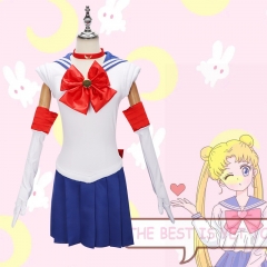 Pretty Soldier Sailor Moon Cartoon Cosplay Character Anime Costume Set