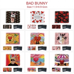 9 Styles Bad Bunny Cartoon Anime Fold Wallet